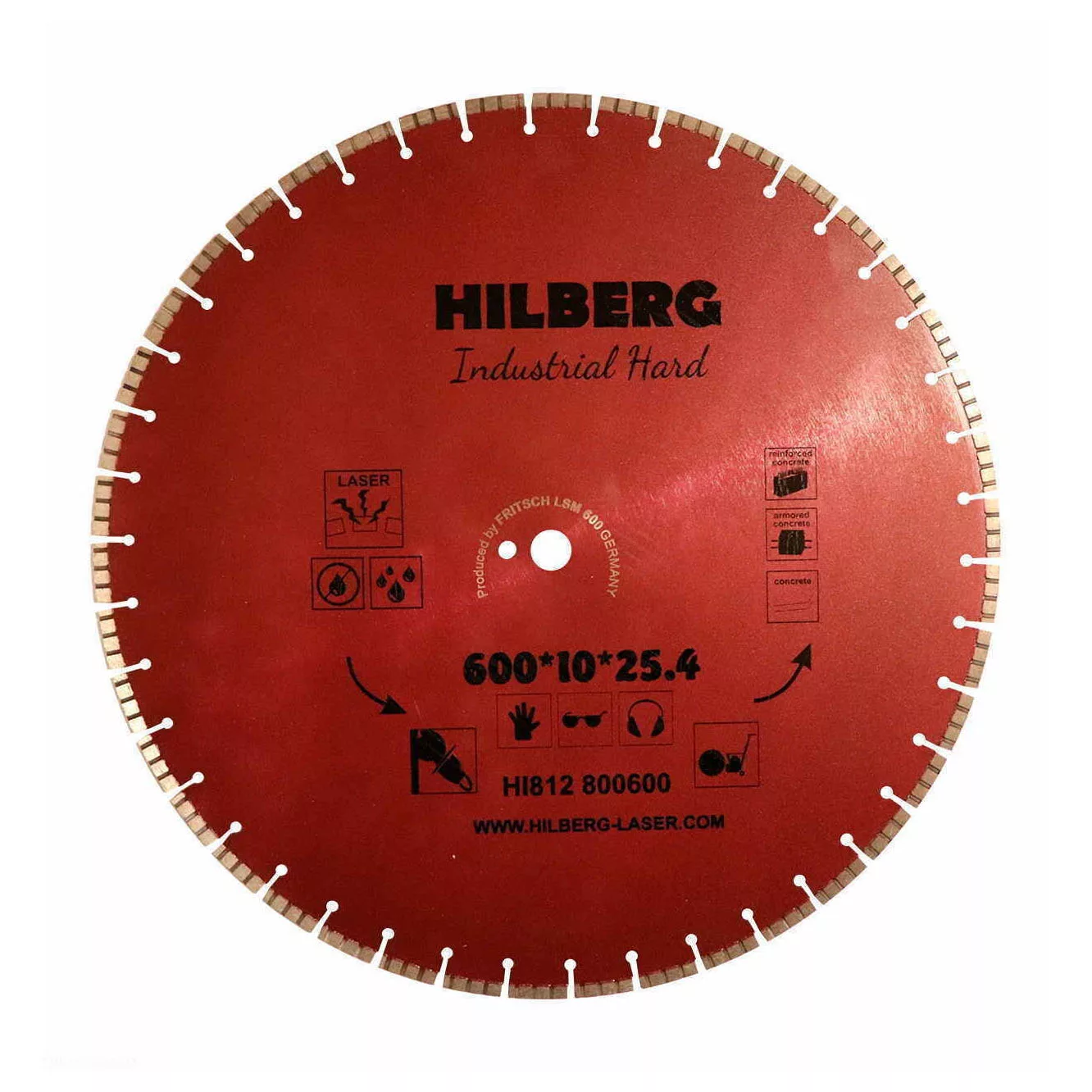 Диск Ø600 Hard Materials Laser Hilberg (ж/б)