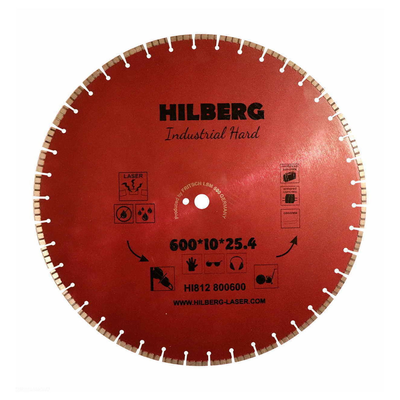 Диск Ø600 Hard Materials Laser Hilberg (ж/б)