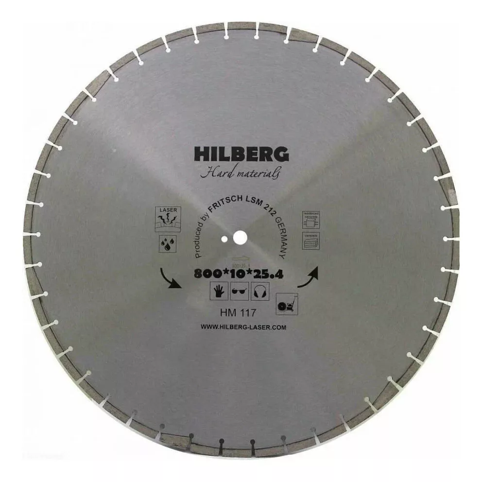 Диск Ø800 Hard Materials Laser Hilberg (ж/б)